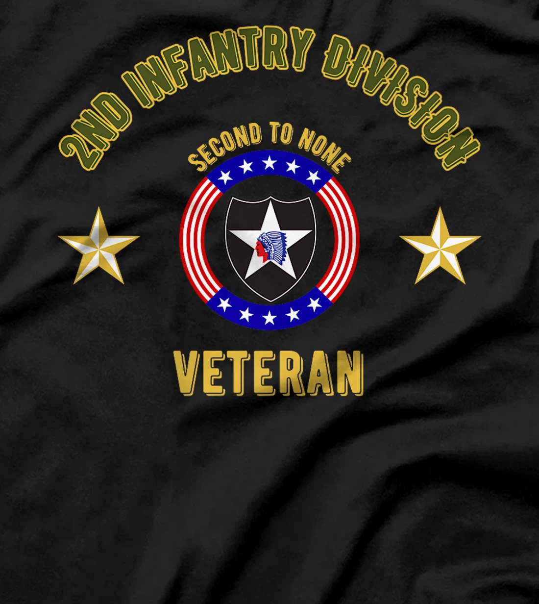 Womens 2nd Infantry Division South Korea Veteran Fourth Infantry T-Shirt