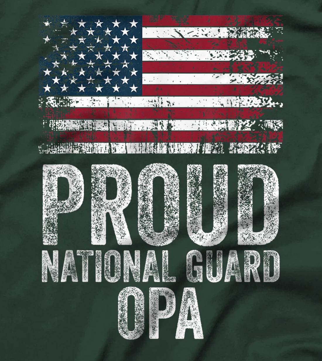 Proud Army National Guard Opa Shirt For Veterans Day T-Shirt