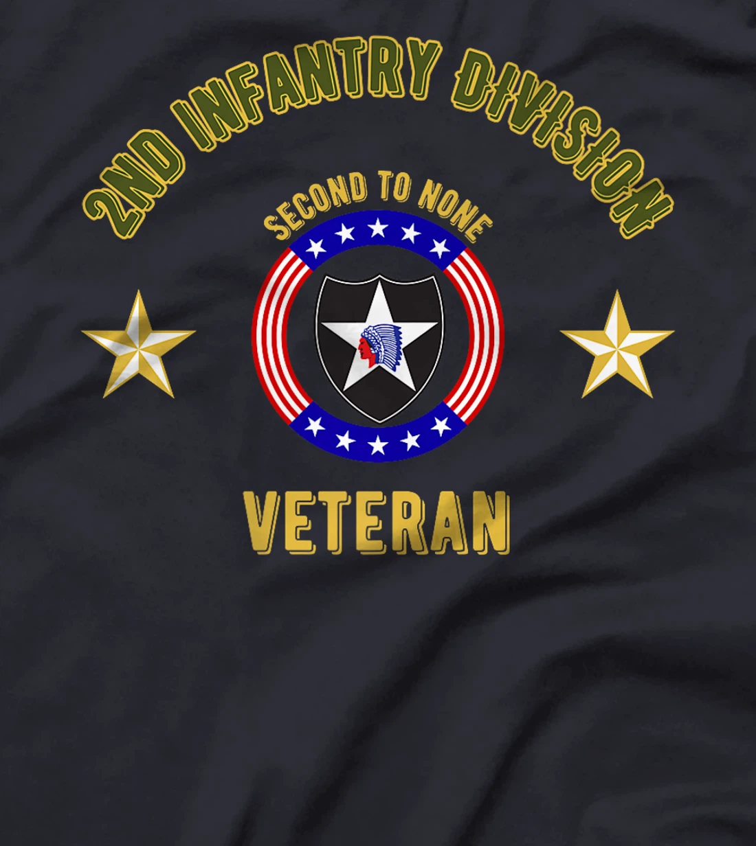 Womens 2nd Infantry Division South Korea Veteran Fourth Infantry T-Shirt