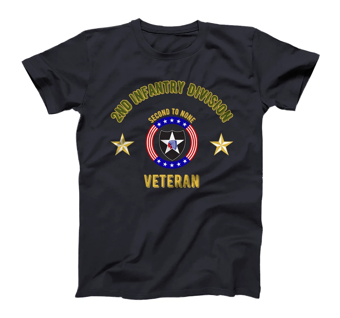 Womens 2nd Infantry Division South Korea Veteran Fourth Infantry T-Shirt