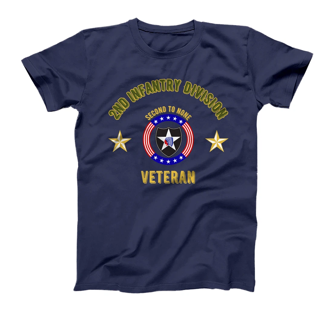 Womens 2nd Infantry Division South Korea Veteran Fourth Infantry T-Shirt