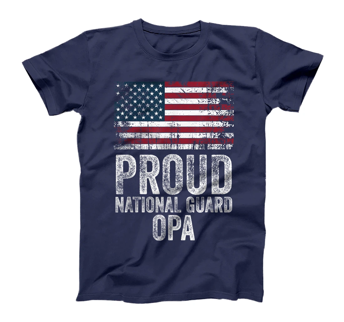 Proud Army National Guard Opa Shirt For Veterans Day T-Shirt