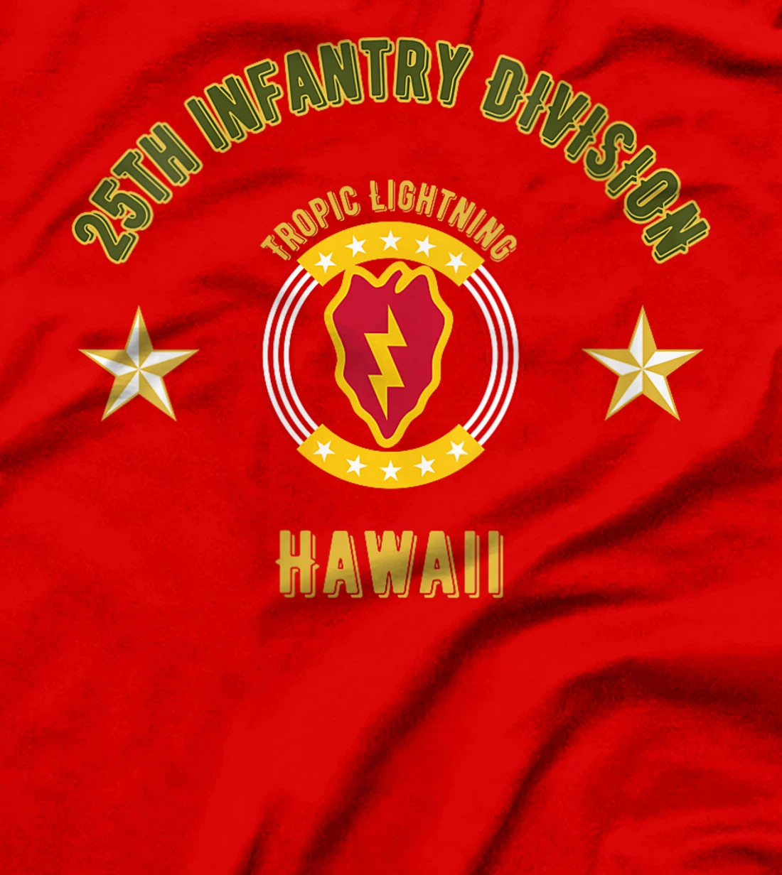 Womens 25th Infantry Division Hawaii Veteran Twenty-fifth Infantry T-Shirt