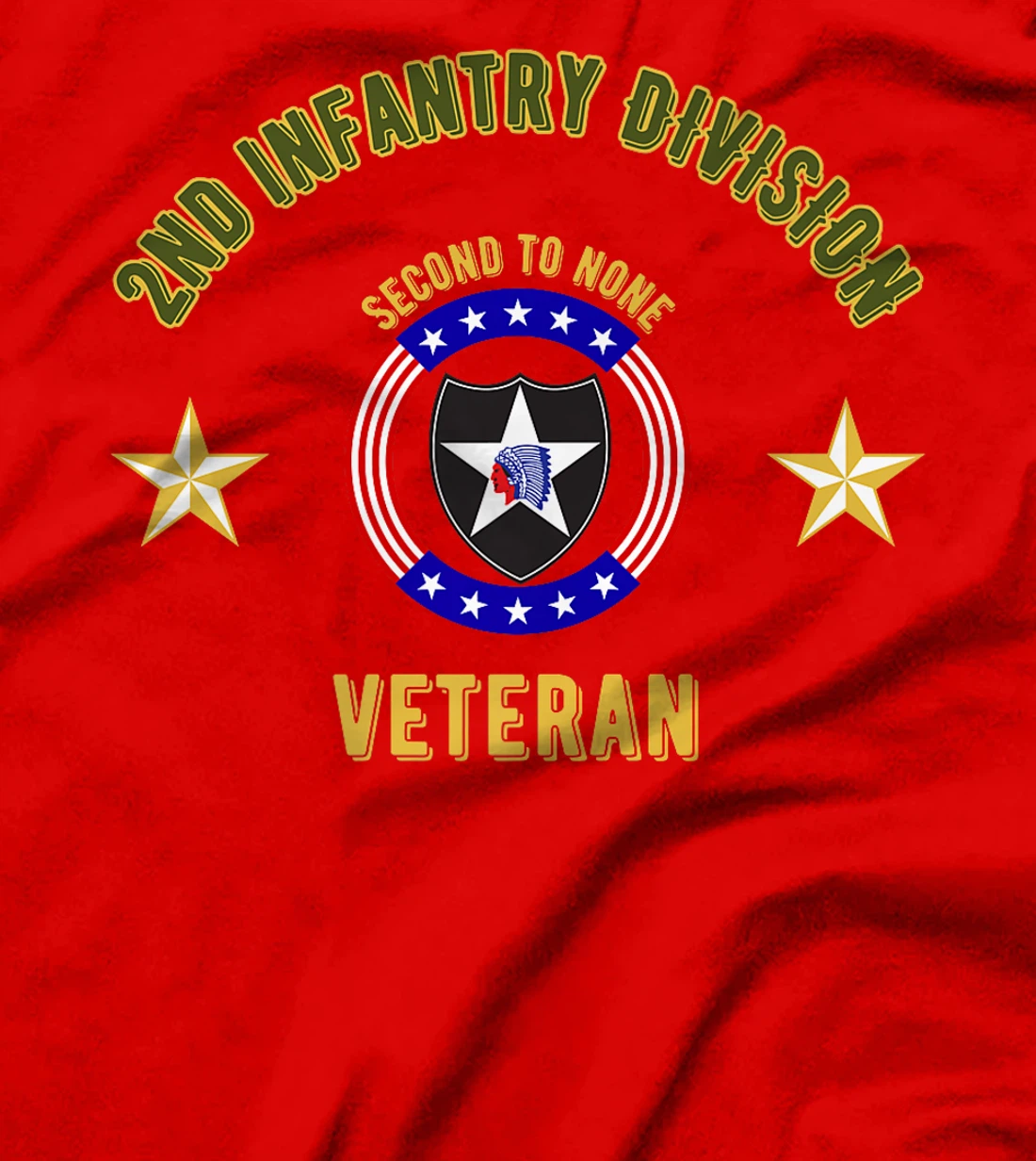 Womens 2nd Infantry Division South Korea Veteran Fourth Infantry T-Shirt
