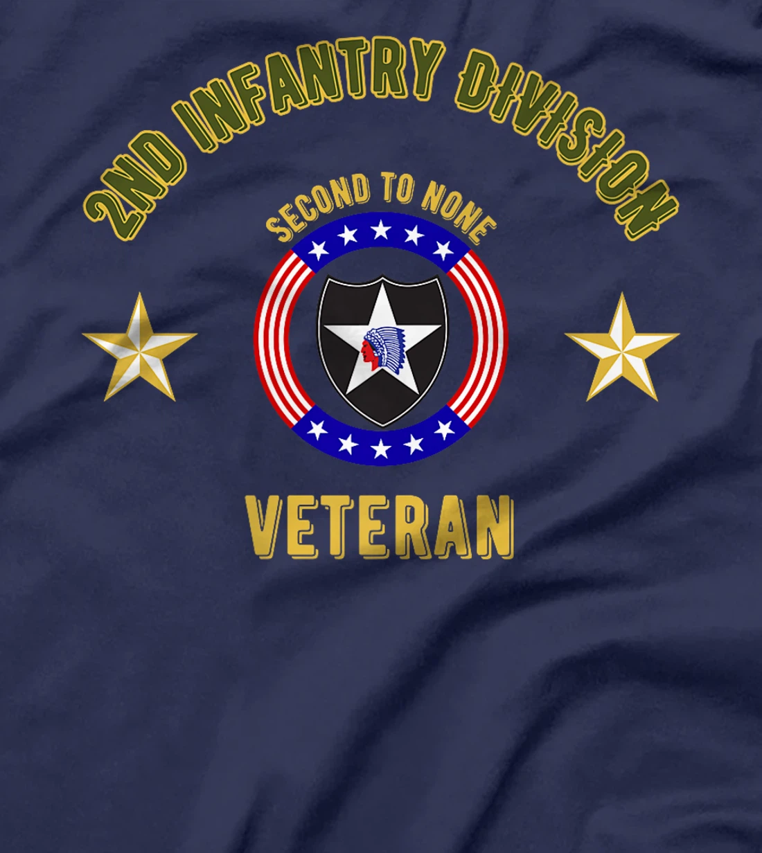 Womens 2nd Infantry Division South Korea Veteran Fourth Infantry T-Shirt