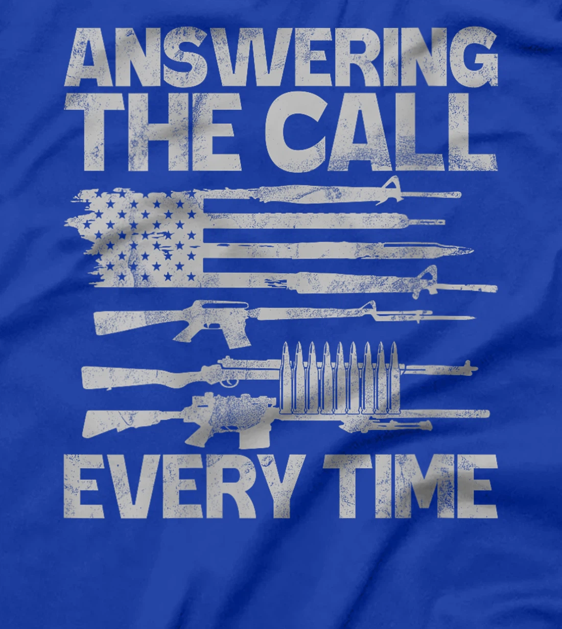 Womens Answering the Call Every Time Veteran T-Shirt