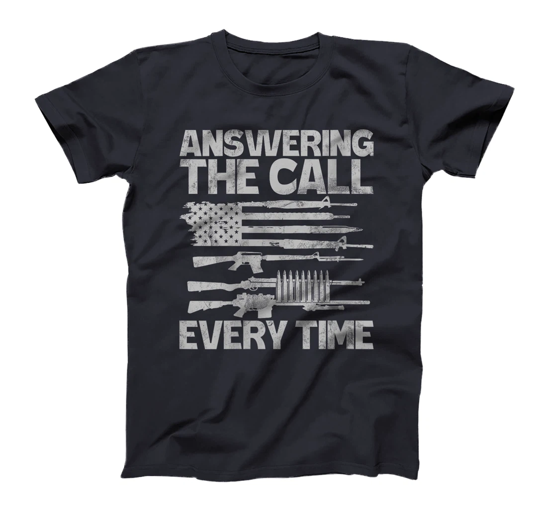 Womens Answering the Call Every Time Veteran T-Shirt