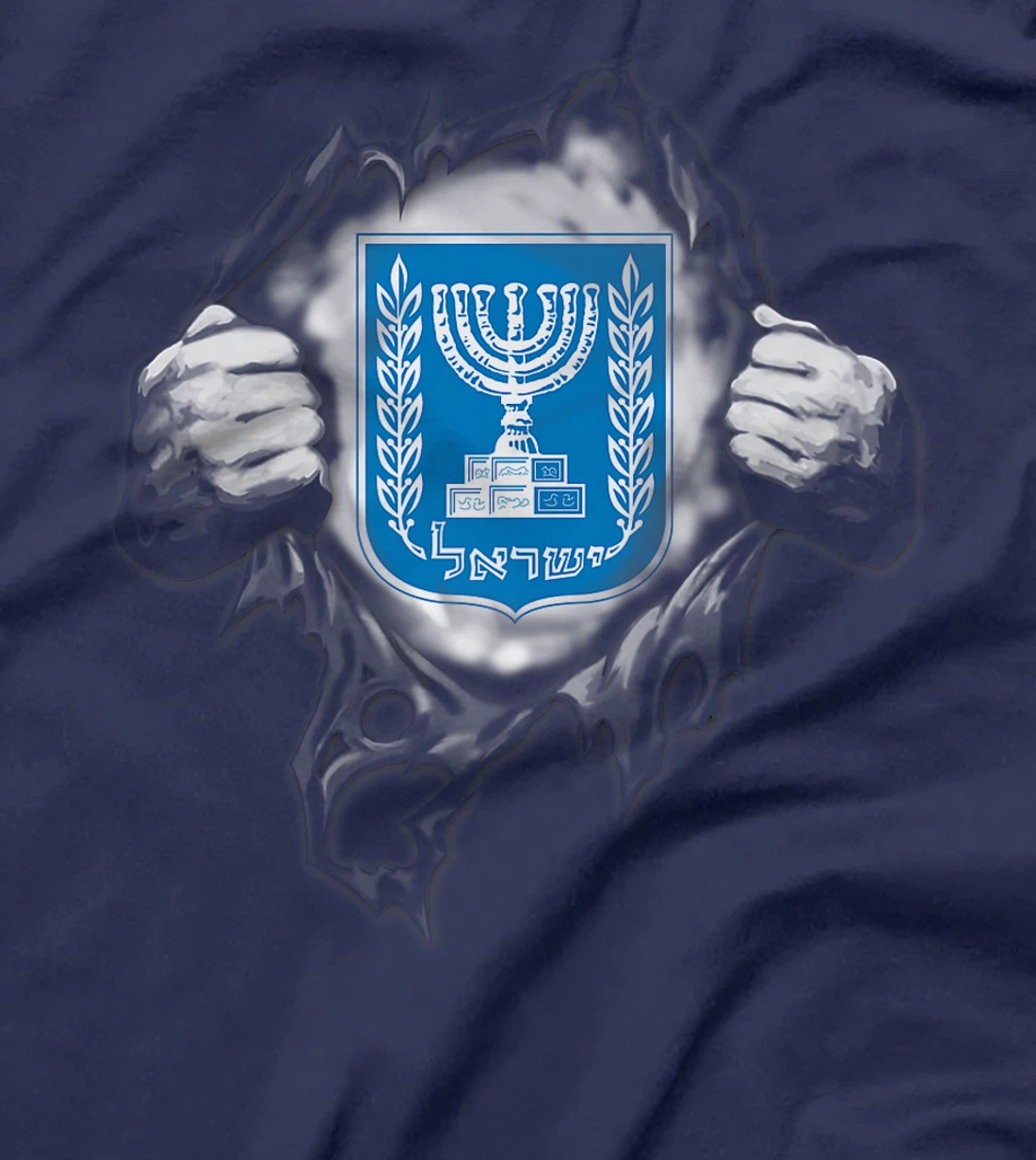 Supper Israel Flag, Israel Country Premium T-Shirt