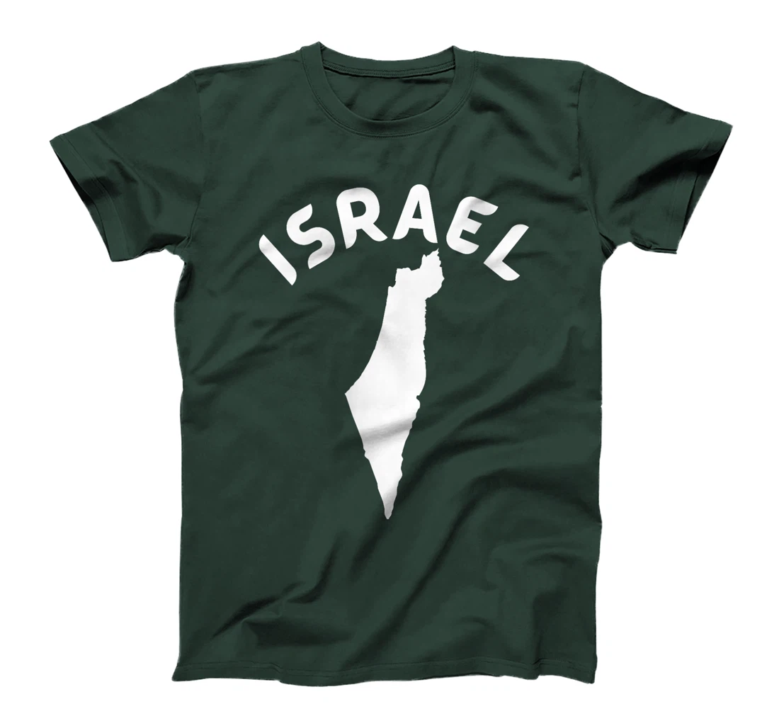 Womens Map of Israel Holy Land T-Shirt