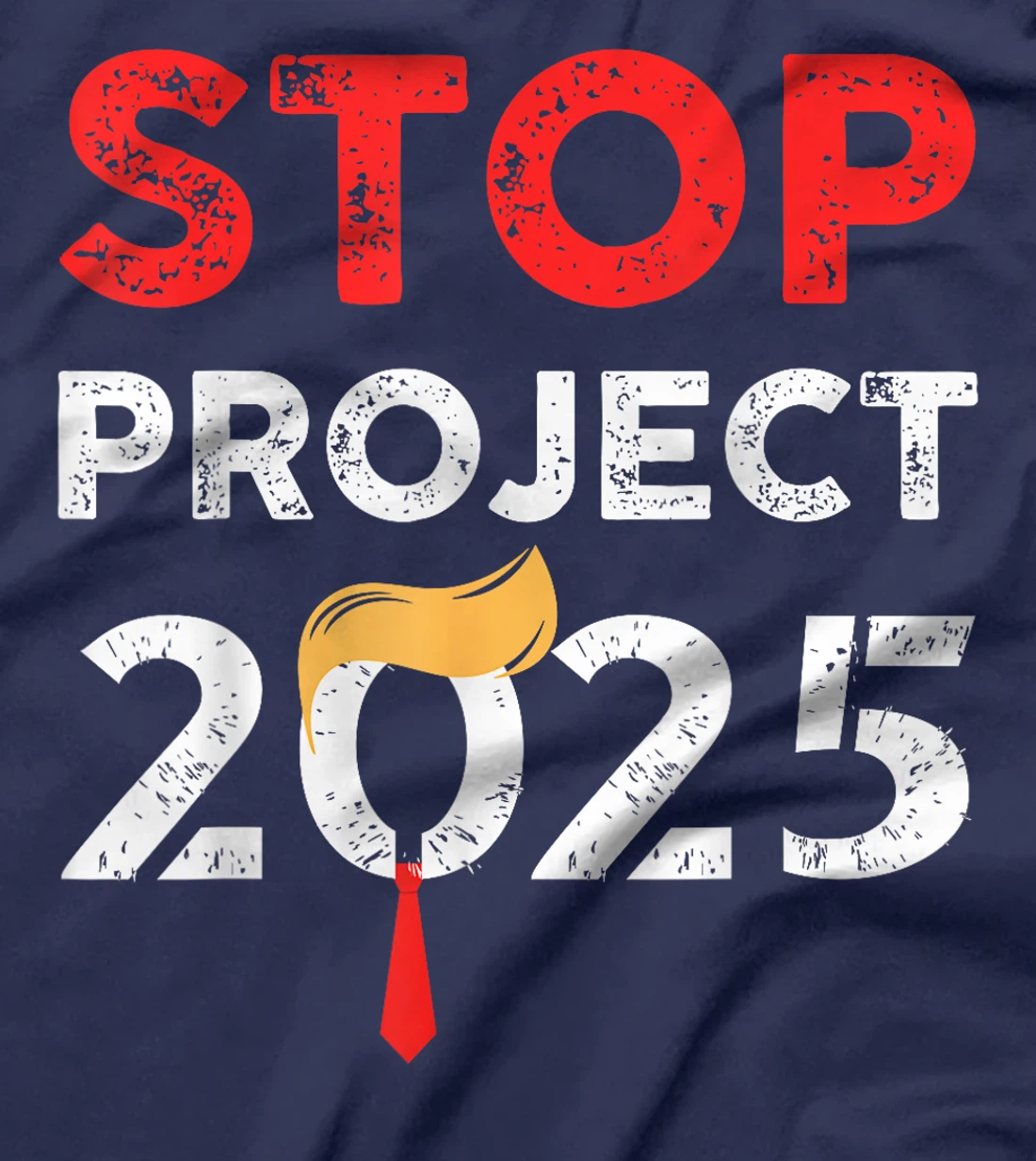 Womens Stop Project 2025 Trump's Project Anti Trump T-Shirt