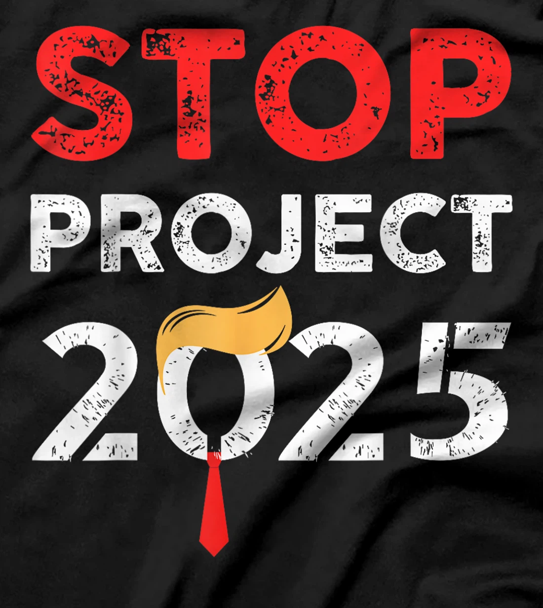 Womens Stop Project 2025 Trump's Project Anti Trump T-Shirt