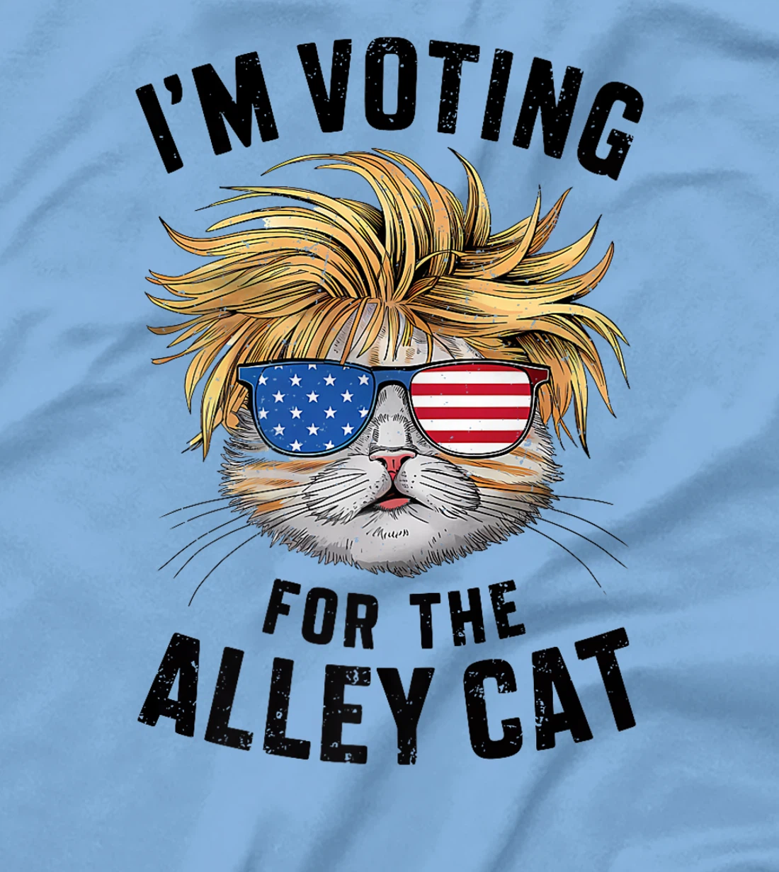 I'm Voting For The Alley Cat 2024 Pro Trump 2024 Funny Biden Premium T-Shirt