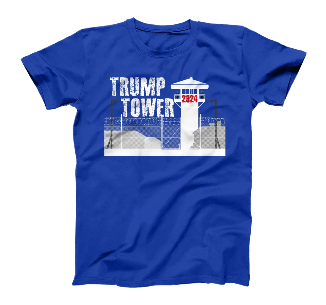 Funny Prison Tower Design - Trump Felon Prison Tower 2024 Premium T-Shirt