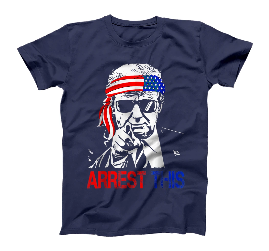 Trump Arrest This American Flag 4th Of July T-Shirt
