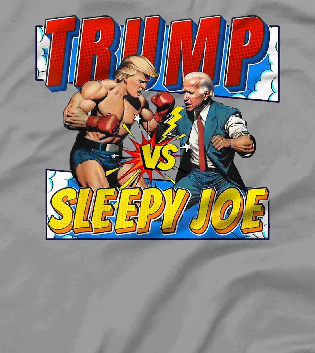 Trump VS Sleepy Joe Funny Presidential Debate Trump 2024 T-Shirt