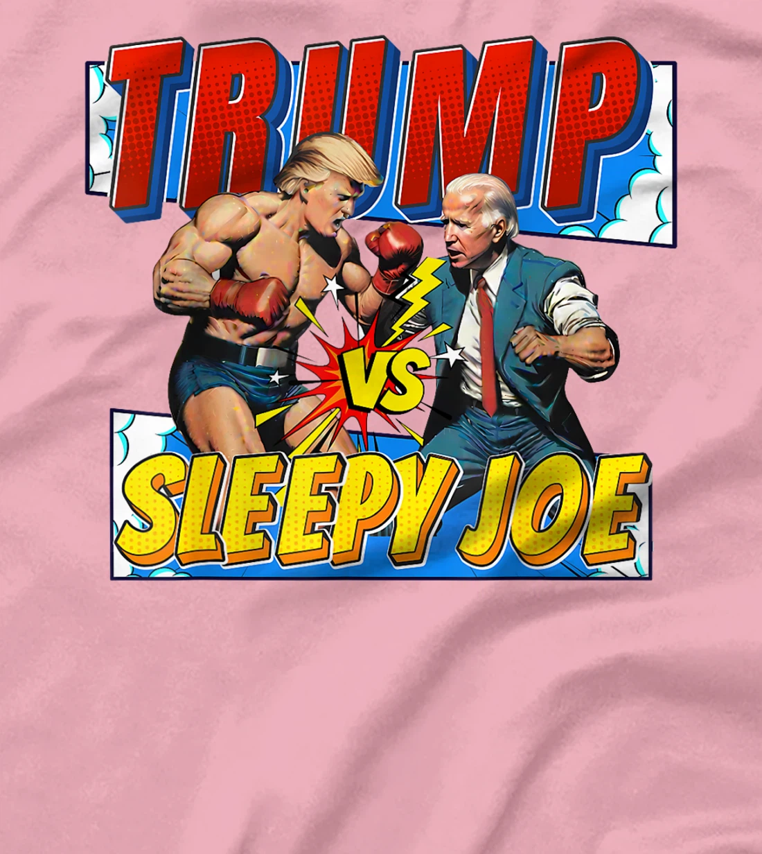 Trump VS Sleepy Joe Funny Presidential Debate Trump 2024 T-Shirt