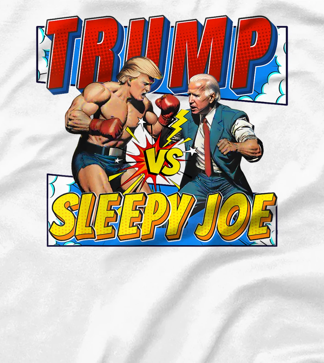 Trump VS Sleepy Joe Funny Presidential Debate Trump 2024 T-Shirt
