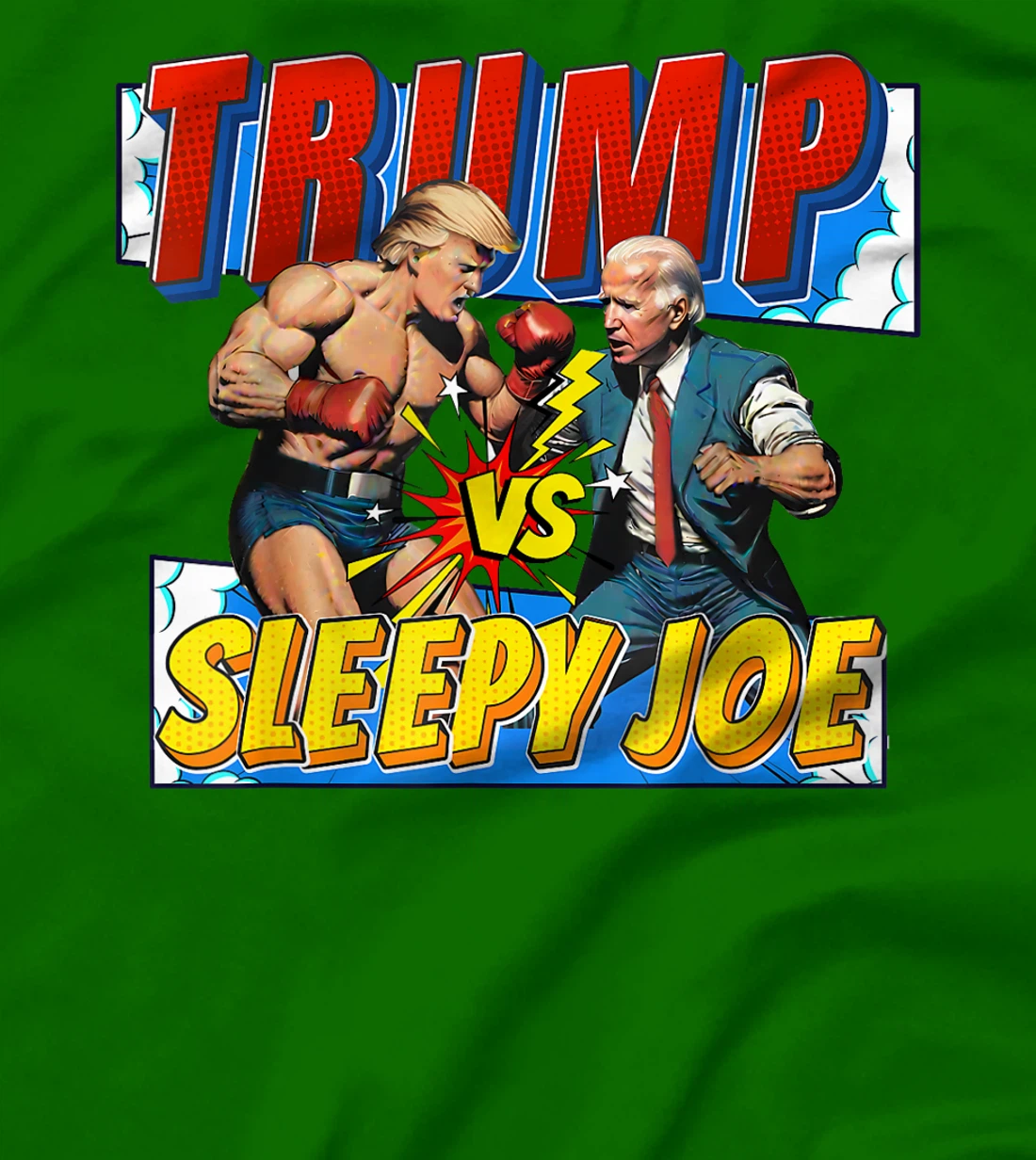 Trump VS Sleepy Joe Funny Presidential Debate Trump 2024 T-Shirt