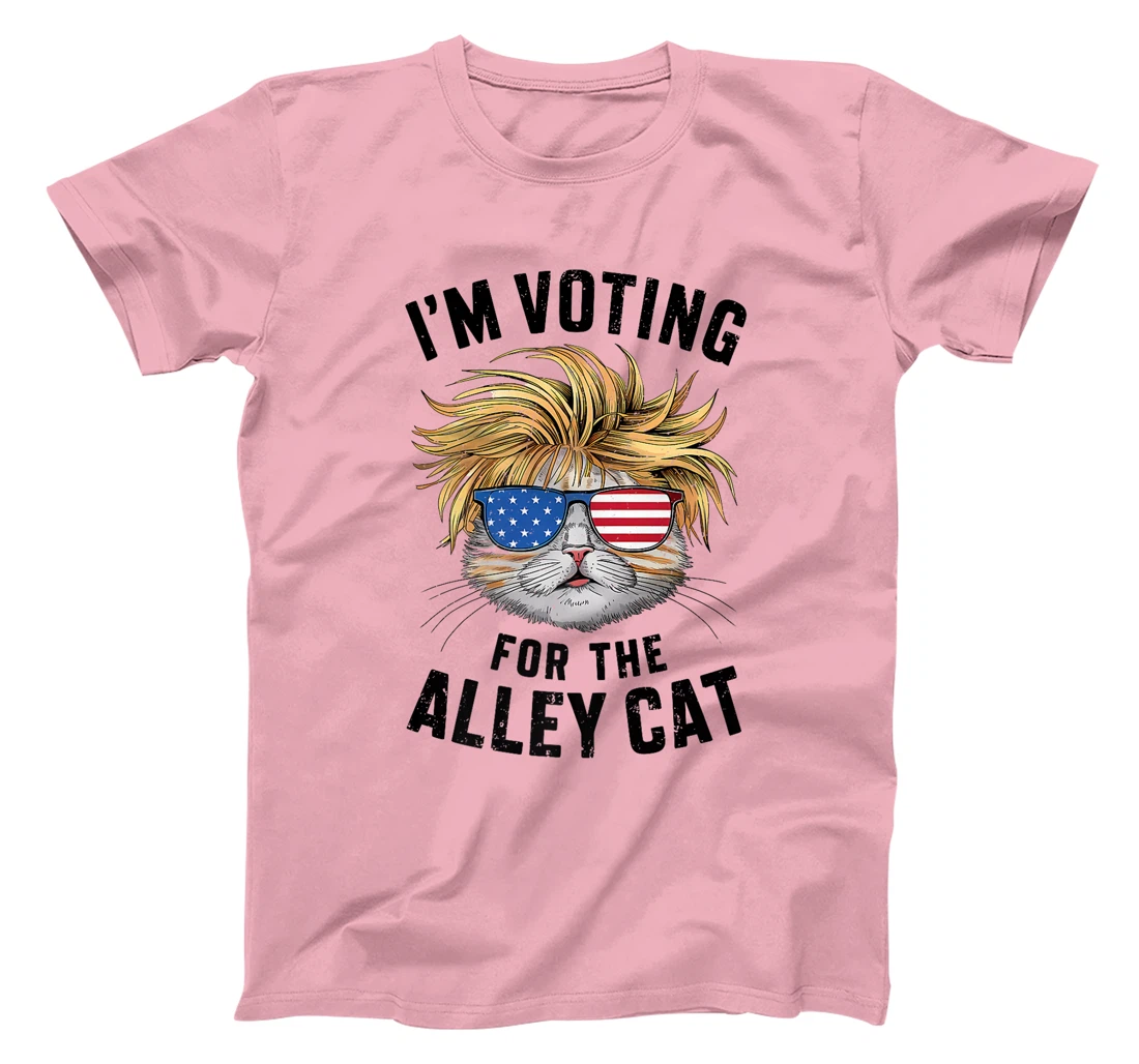 I'm Voting For The Alley Cat 2024 Pro Trump 2024 Funny Biden Premium T-Shirt