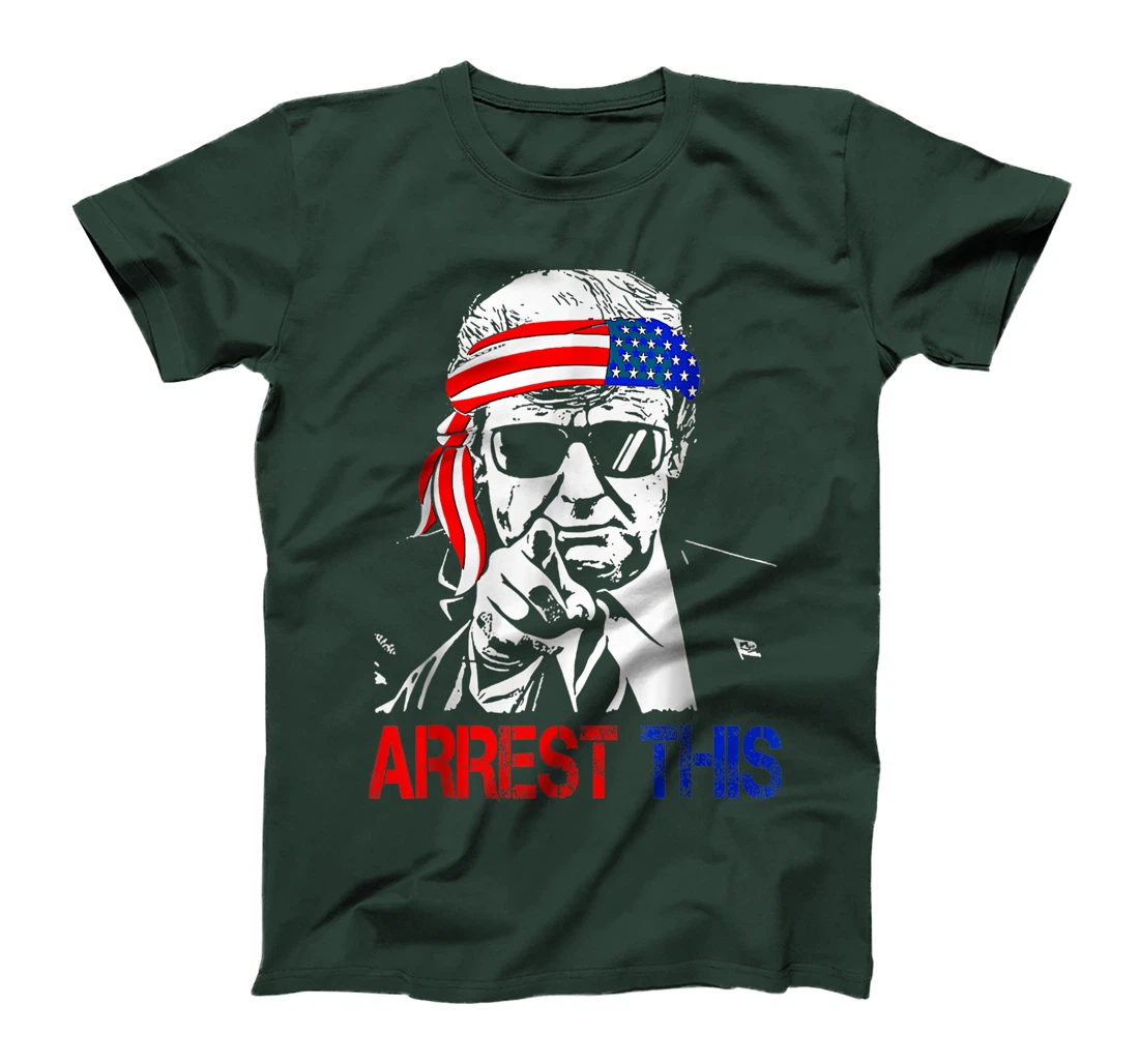 Trump Arrest This American Flag 4th Of July T-Shirt