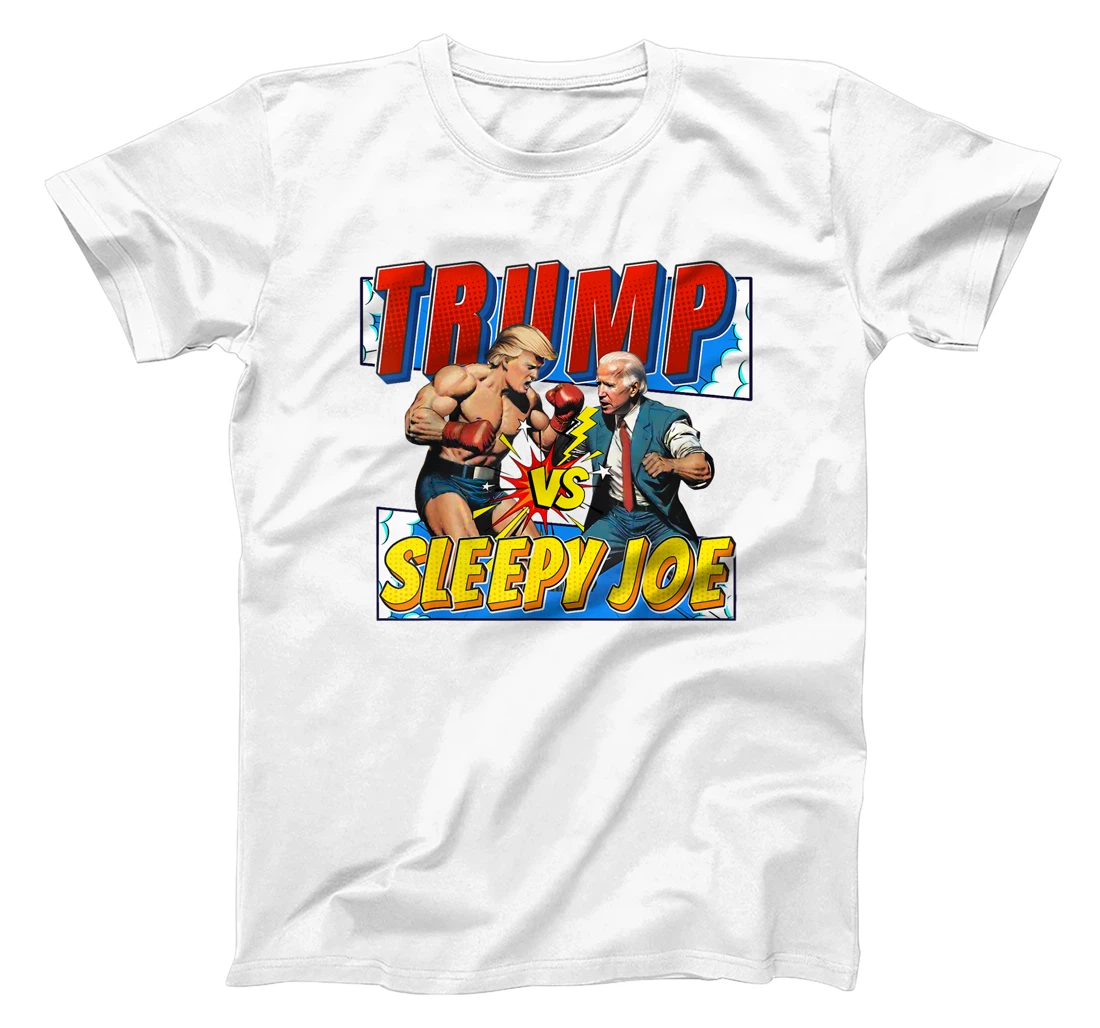 Trump VS Sleepy Joe Funny Presidential Debate Trump 2024 T-Shirt