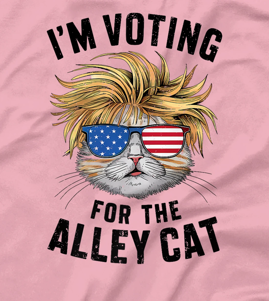I'm Voting For The Alley Cat 2024 Pro Trump 2024 Funny Biden Premium T-Shirt