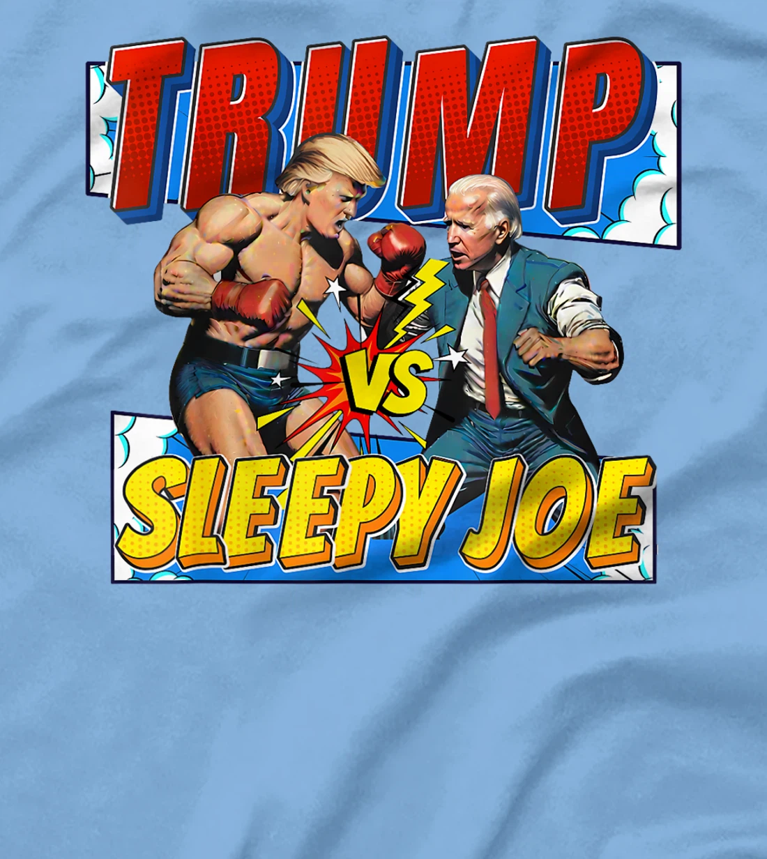 Trump VS Sleepy Joe Funny Presidential Debate Trump 2024 T-Shirt