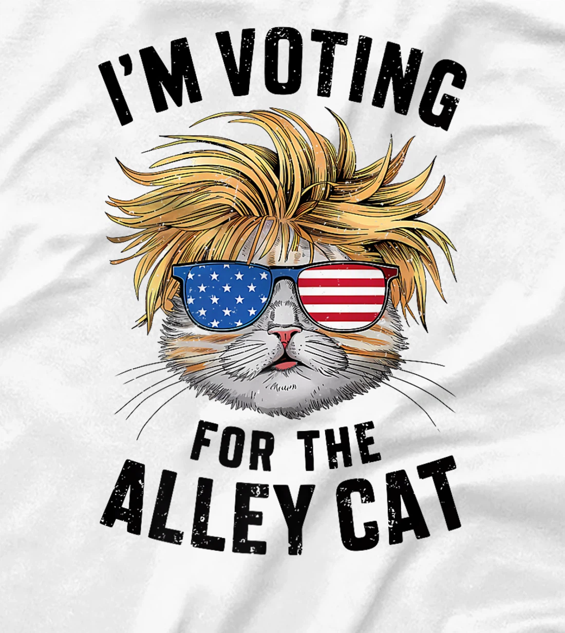 I'm Voting For The Alley Cat 2024 Pro Trump 2024 Funny Biden Premium T-Shirt