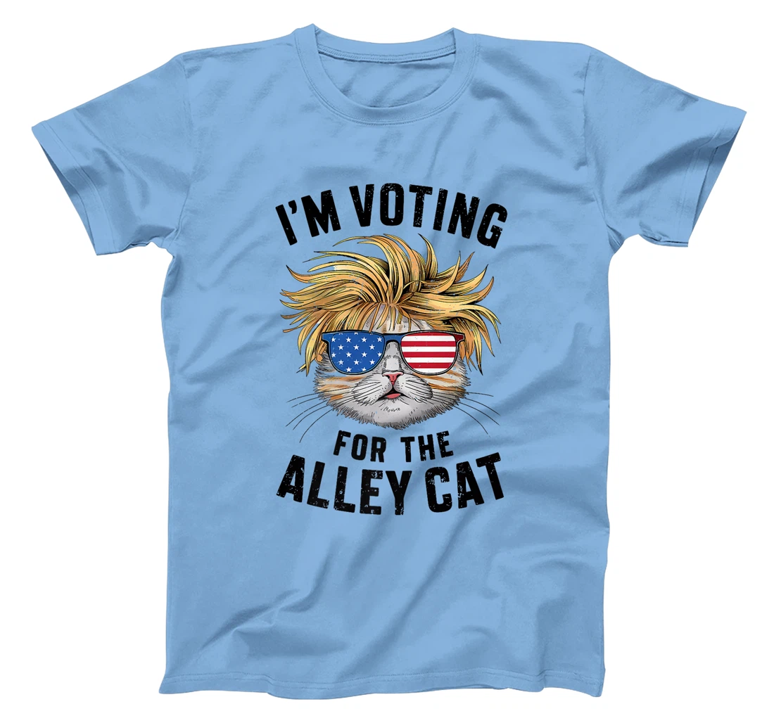 I'm Voting For The Alley Cat 2024 Pro Trump 2024 Funny Biden Premium T-Shirt
