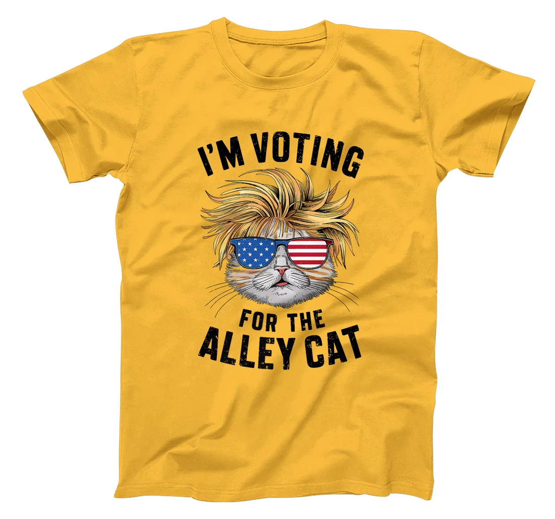 I'm Voting For The Alley Cat 2024 Pro Trump 2024 Funny Biden Premium T-Shirt