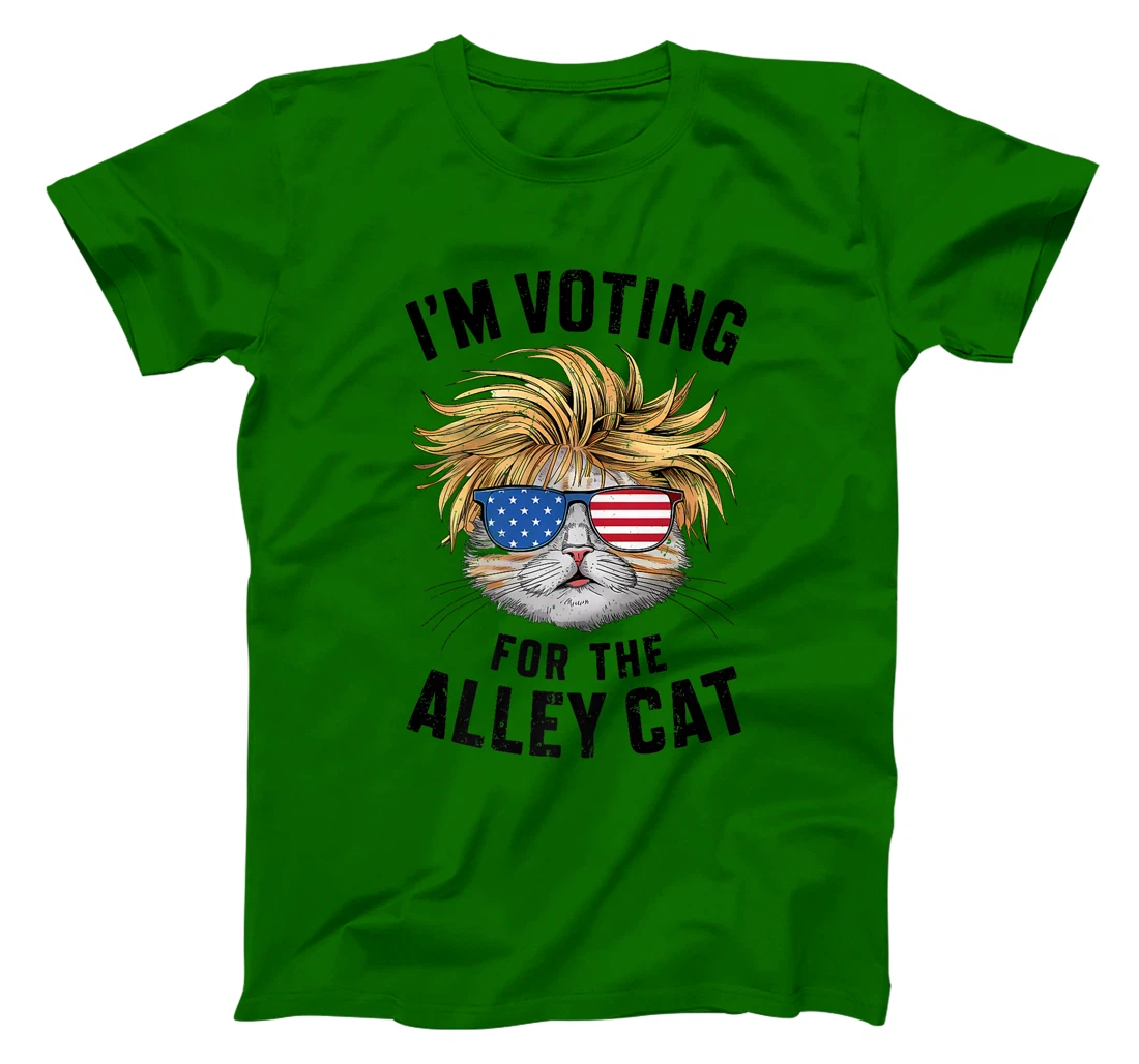 I'm Voting For The Alley Cat 2024 Pro Trump 2024 Funny Biden Premium T-Shirt