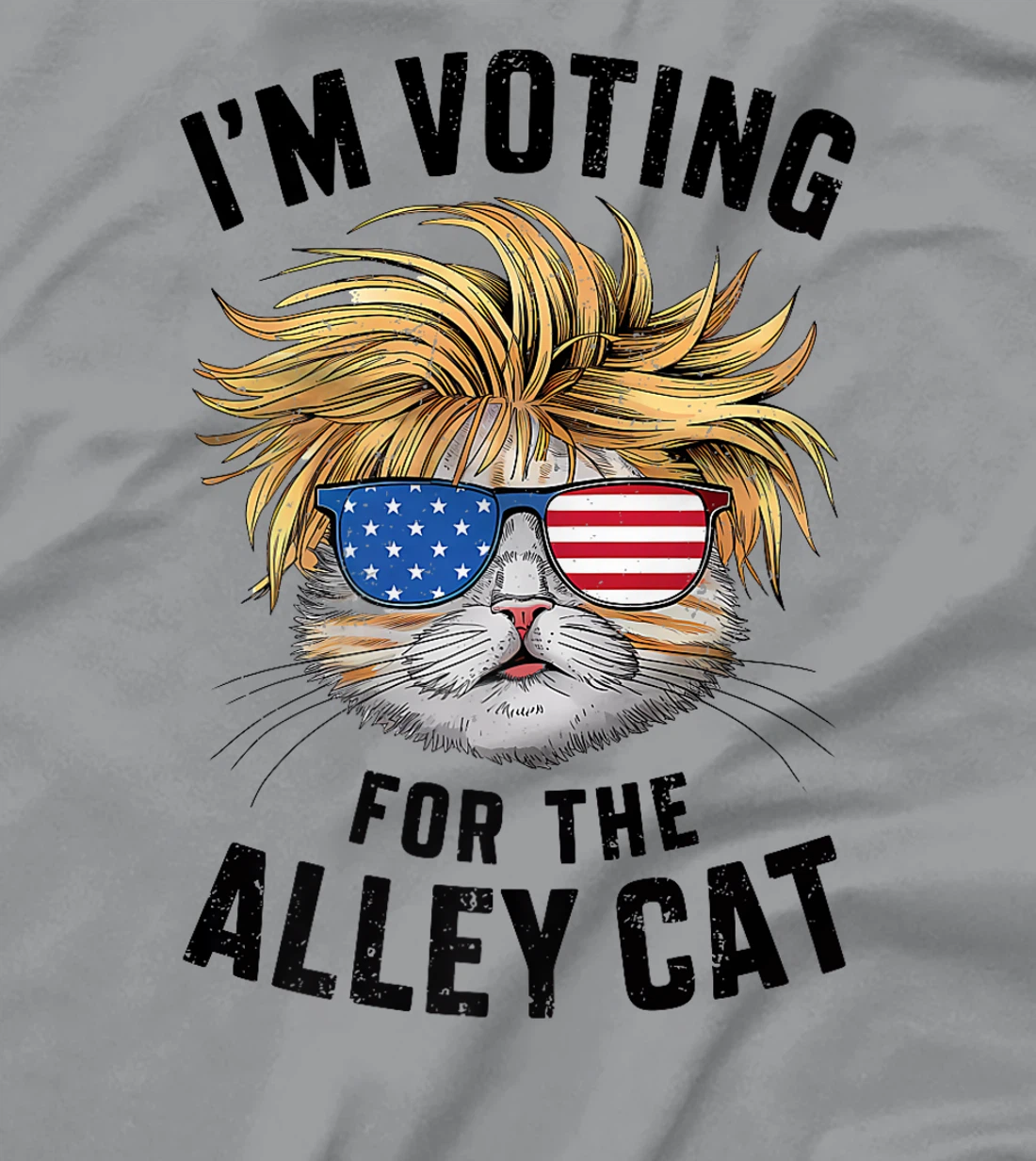 I'm Voting For The Alley Cat 2024 Pro Trump 2024 Funny Biden Premium T-Shirt