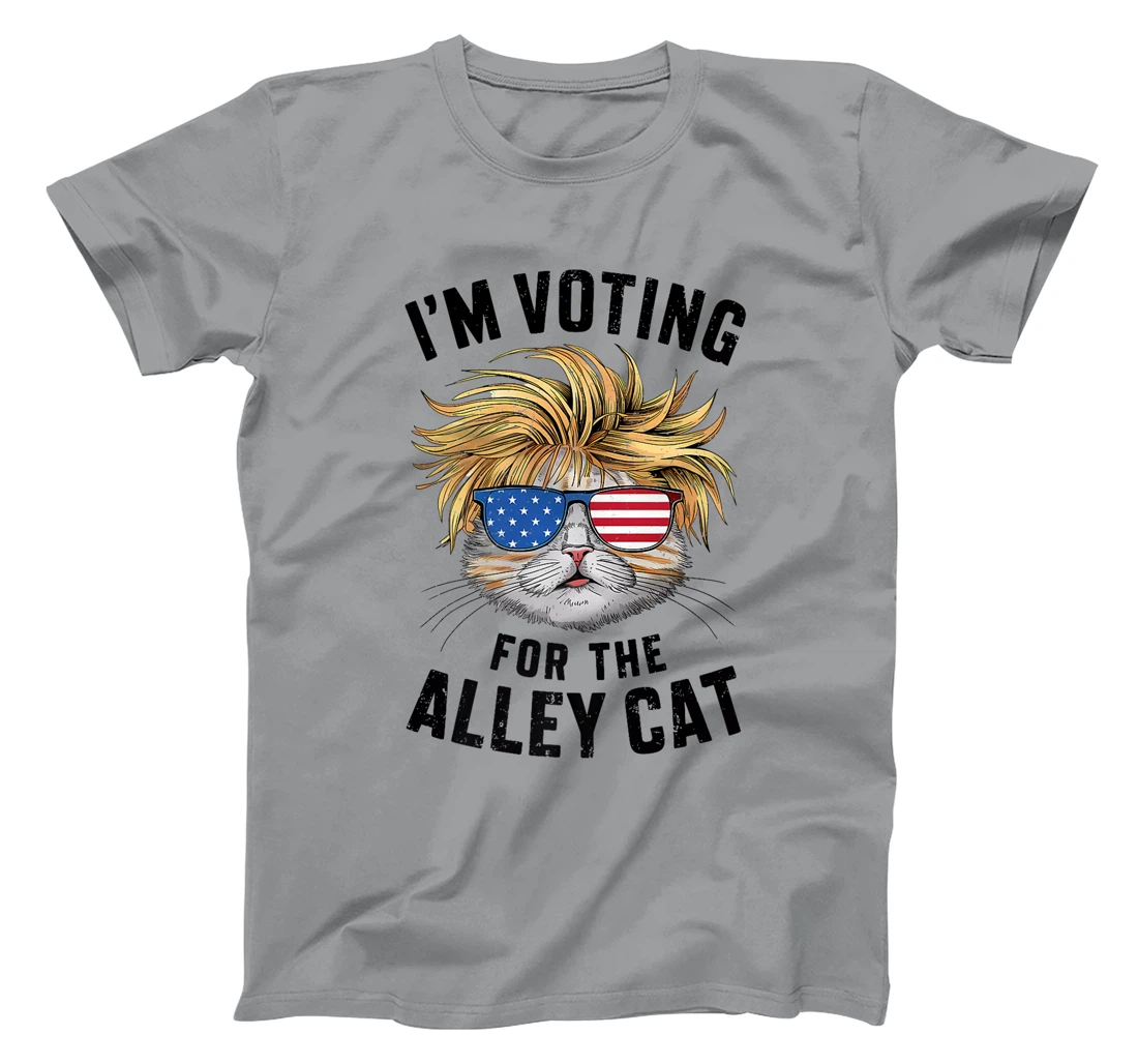 I'm Voting For The Alley Cat 2024 Pro Trump 2024 Funny Biden Premium T-Shirt