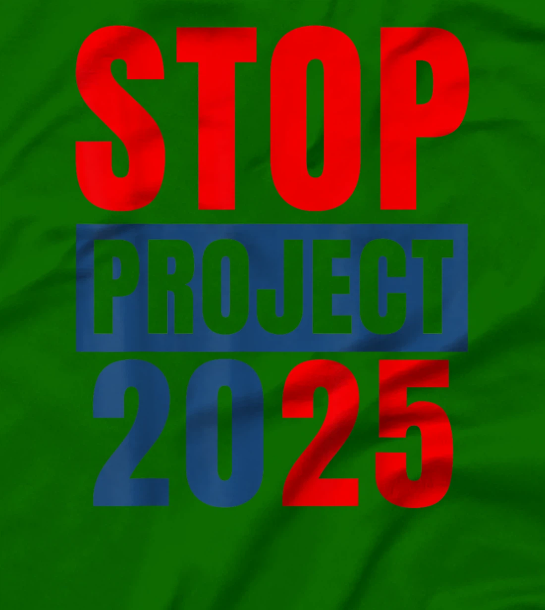 Messy Bun Retro Stop Project 2025 Trump's Project Anti Trump T-Shirt