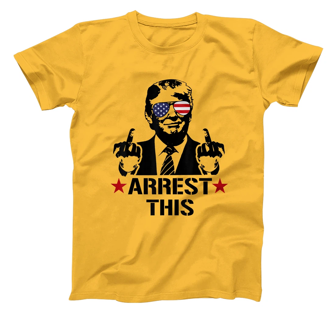 Arrest This American Flag Funny Trump 2024 Take America Back T-Shirt