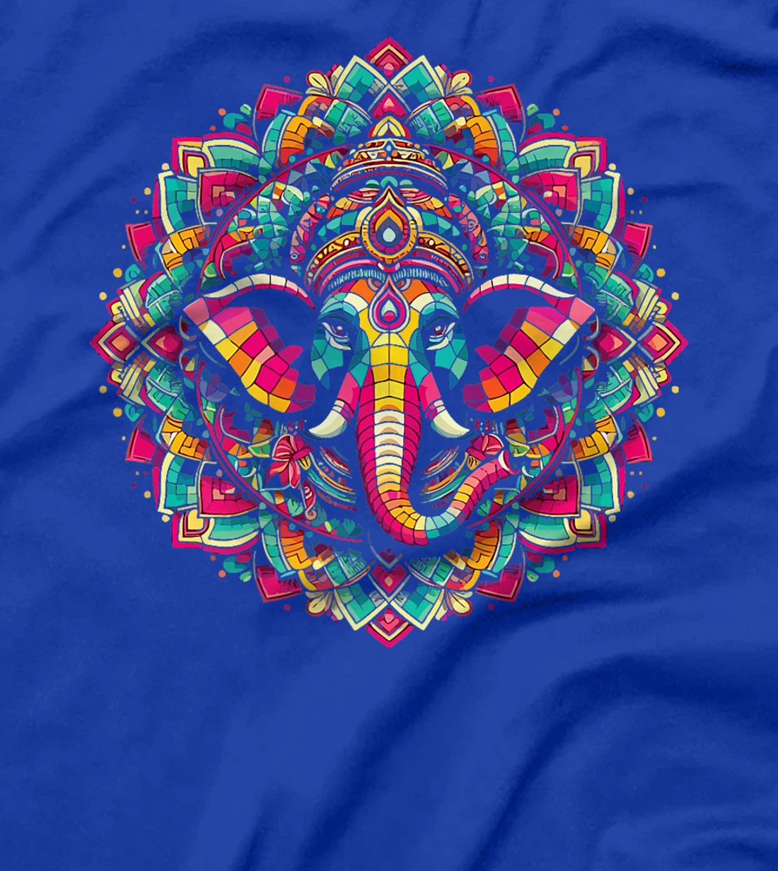 Ganesh Symbol Yoga Hindu Elephant God Ganesha Puja Premium T-Shirt