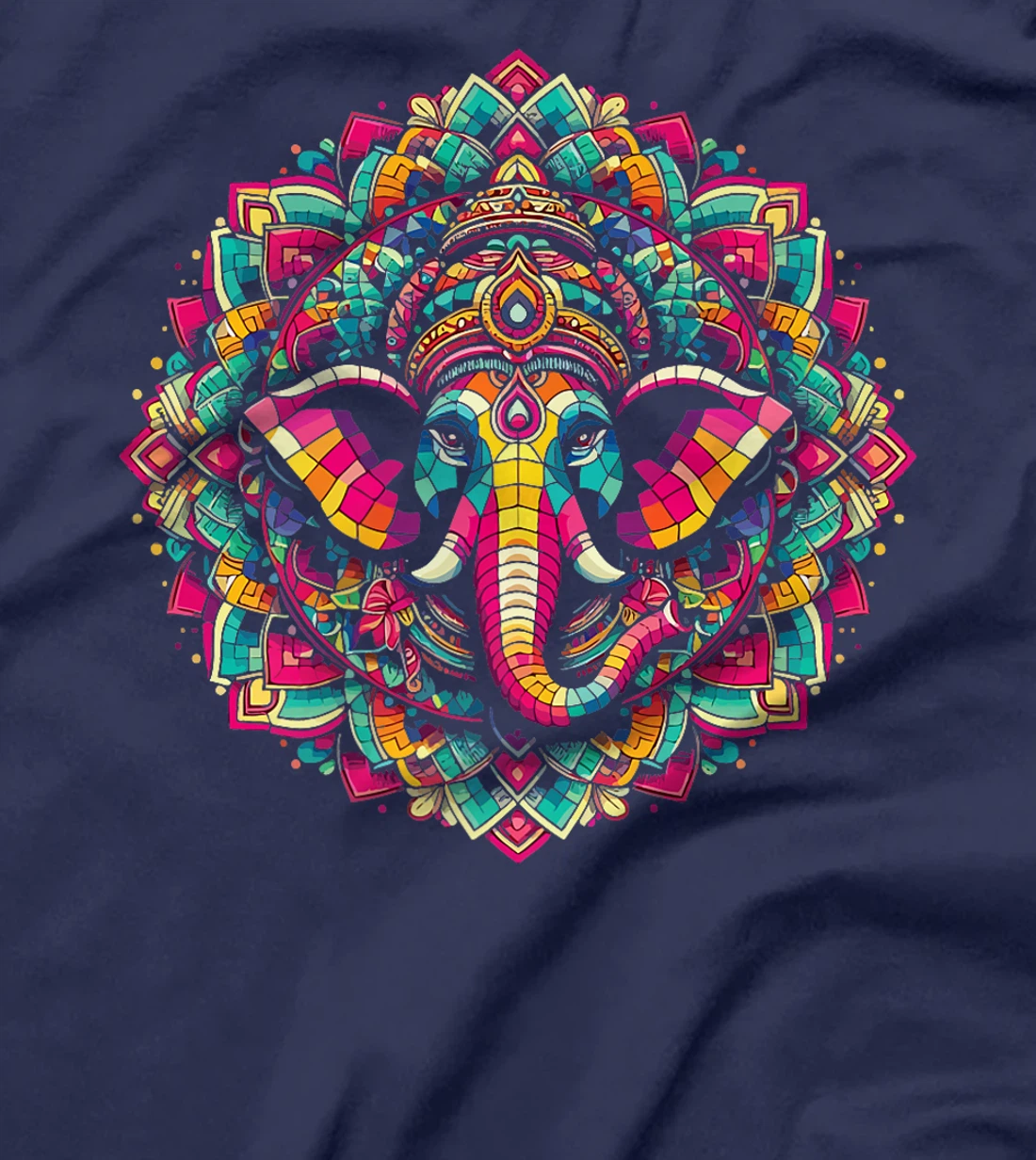 Ganesh Symbol Yoga Hindu Elephant God Ganesha Puja Premium T-Shirt
