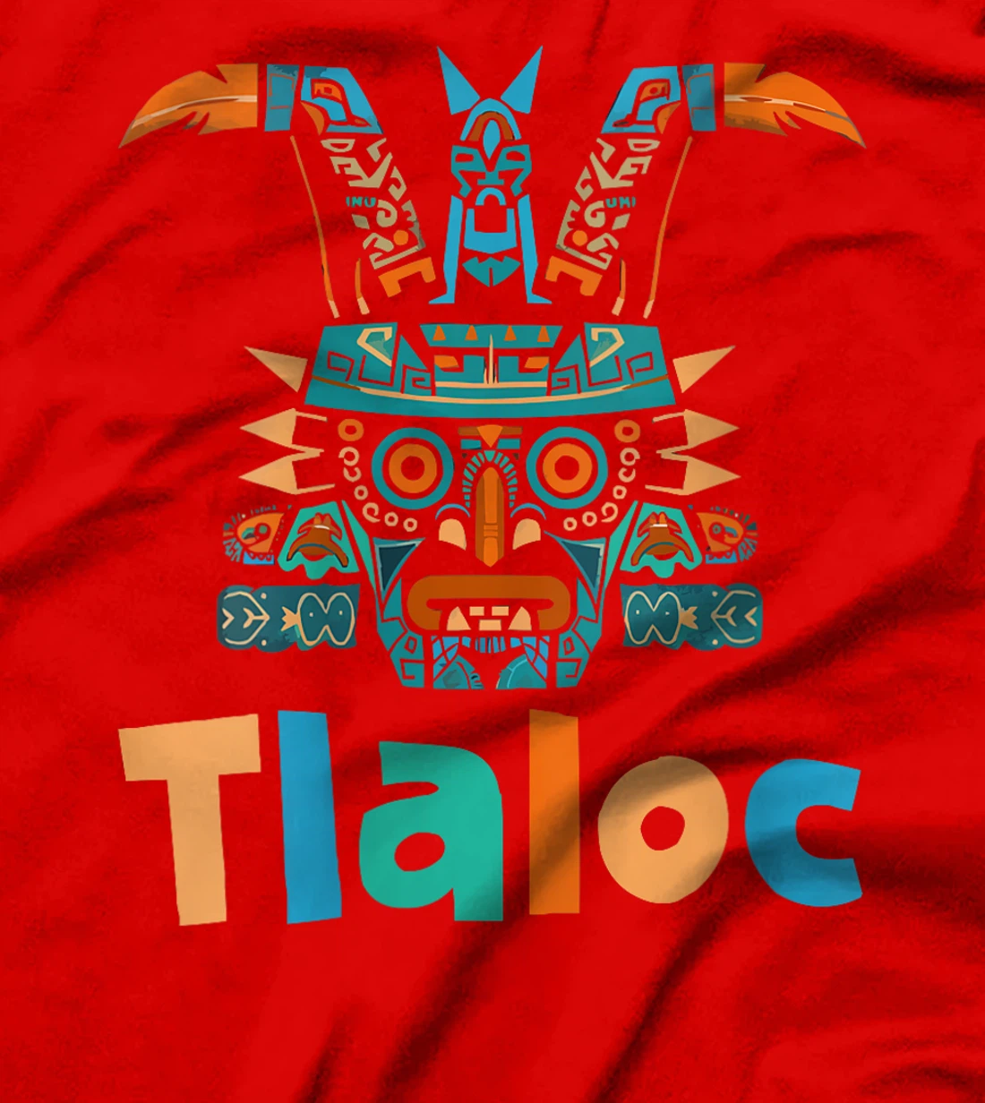 Womens Aztec God Aztec Culture Mayan Indigenous Tlaloc Statue T-Shirt