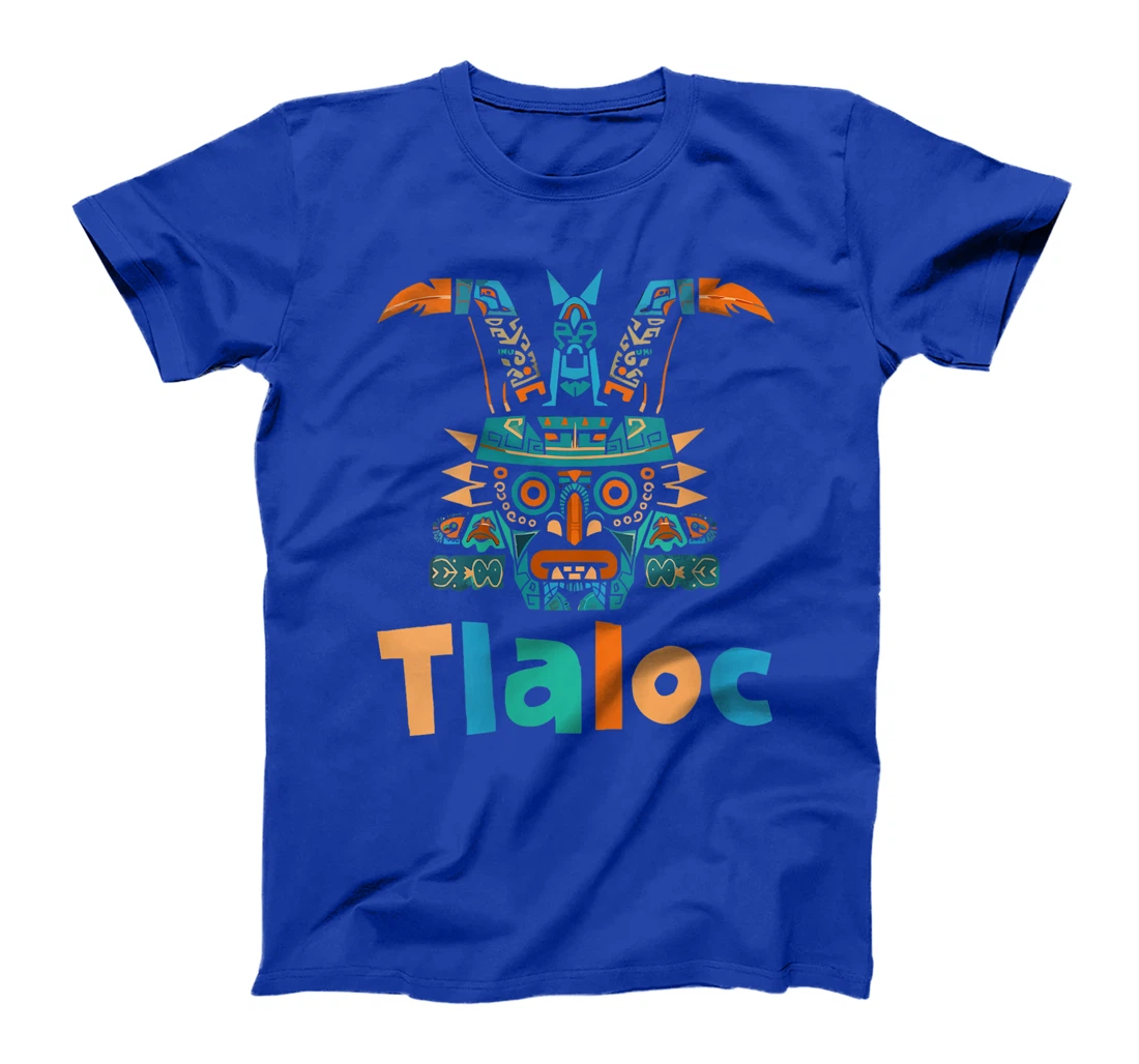 Womens Aztec God Aztec Culture Mayan Indigenous Tlaloc Statue T-Shirt