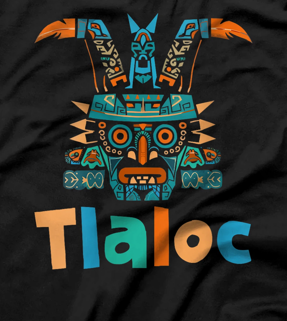 Womens Aztec God Aztec Culture Mayan Indigenous Tlaloc Statue T-Shirt