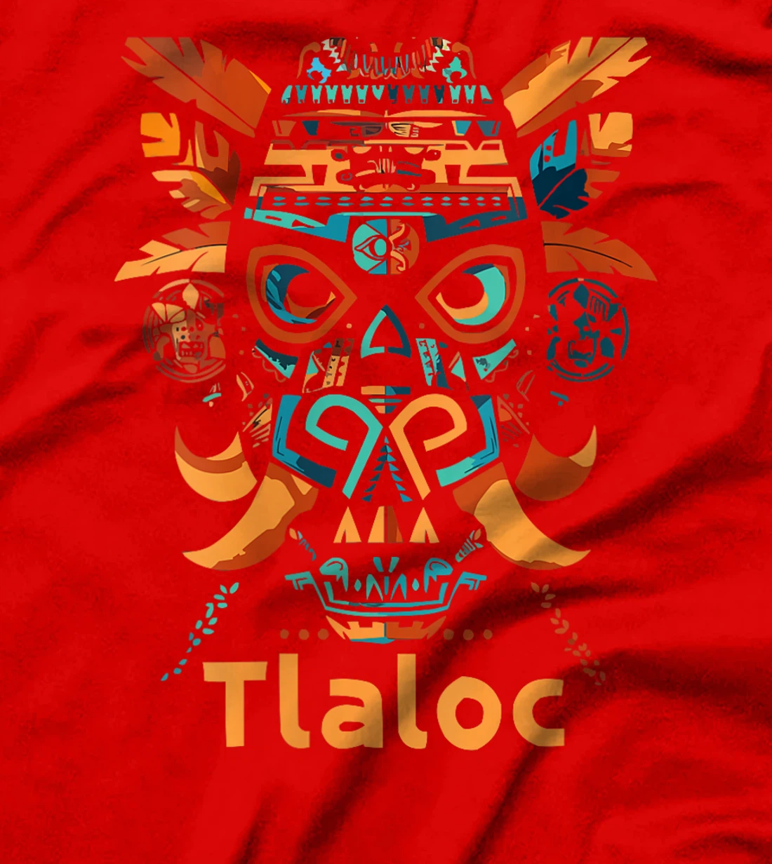 Womens Aztec God Aztec Culture Mayan Indigenous Tlaloc Statue T-Shirt