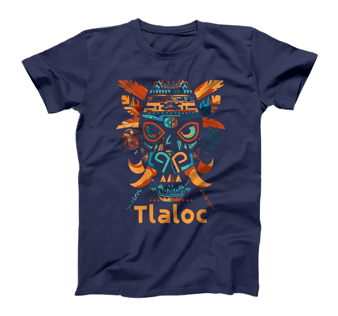 Womens Aztec God Aztec Culture Mayan Indigenous Tlaloc Statue T-Shirt