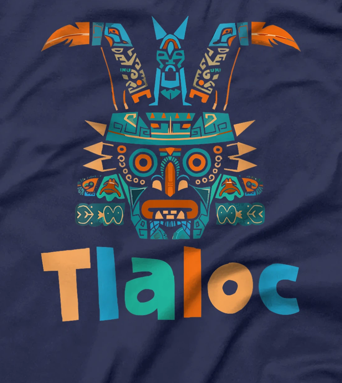 Womens Aztec God Aztec Culture Mayan Indigenous Tlaloc Statue T-Shirt