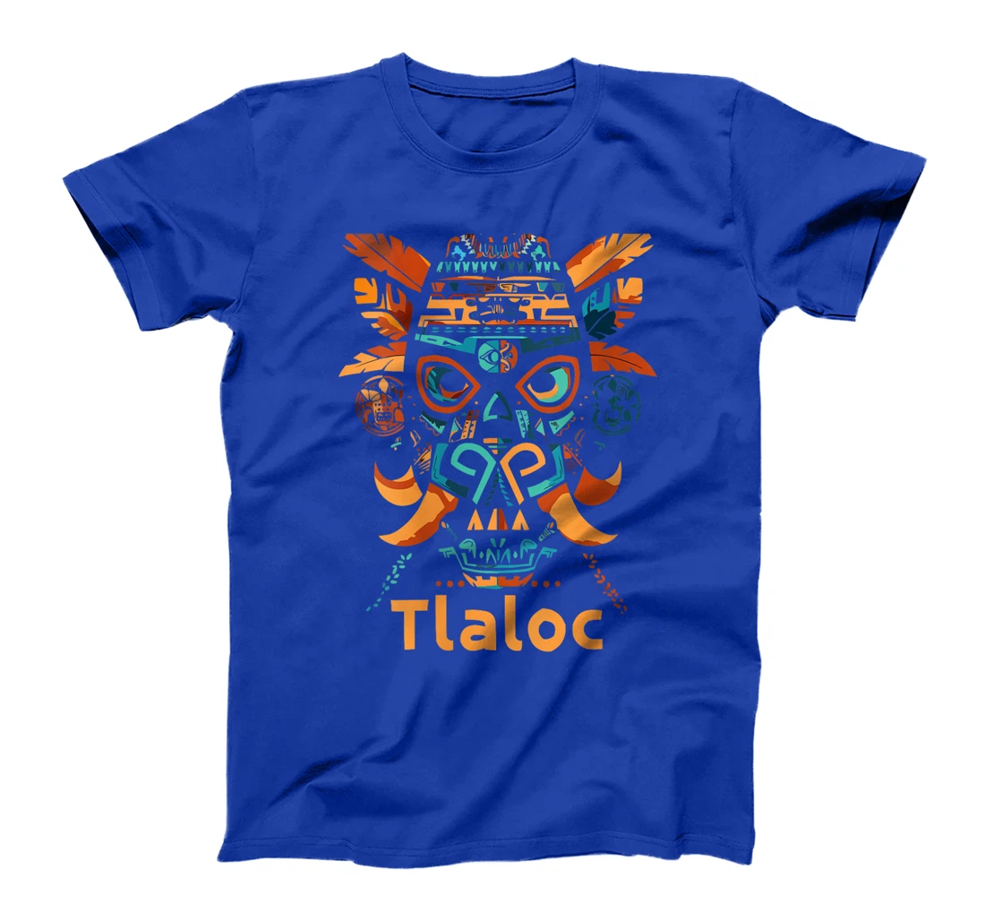 Womens Aztec God Aztec Culture Mayan Indigenous Tlaloc Statue T-Shirt