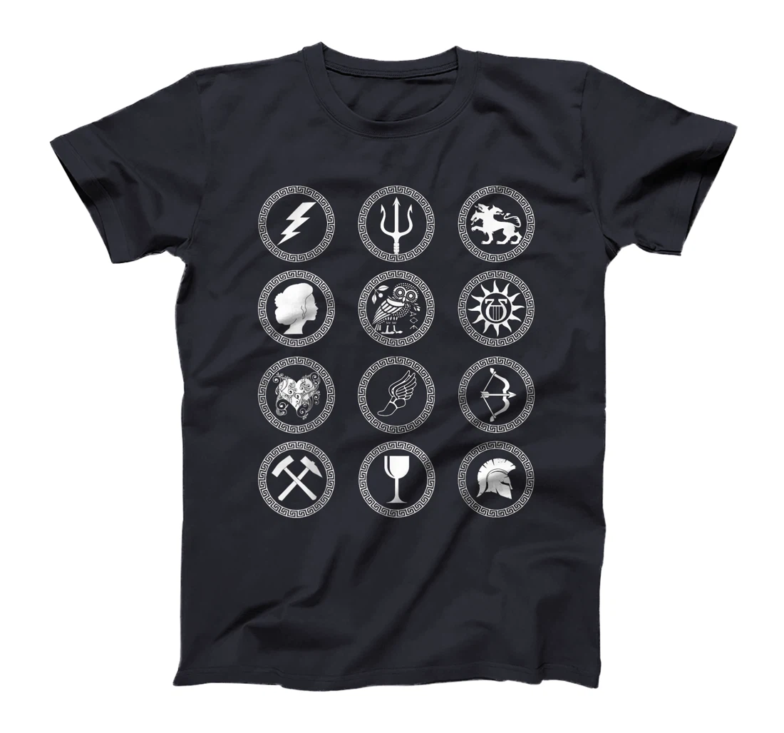 Gods of Ancient Greece the Gods and Goddesses of Olympus T-Shirt