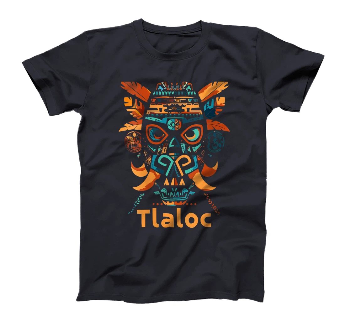 Womens Aztec God Aztec Culture Mayan Indigenous Tlaloc Statue T-Shirt