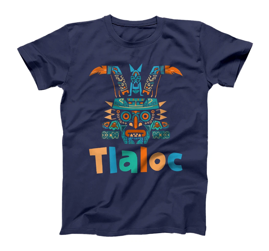 Womens Aztec God Aztec Culture Mayan Indigenous Tlaloc Statue T-Shirt