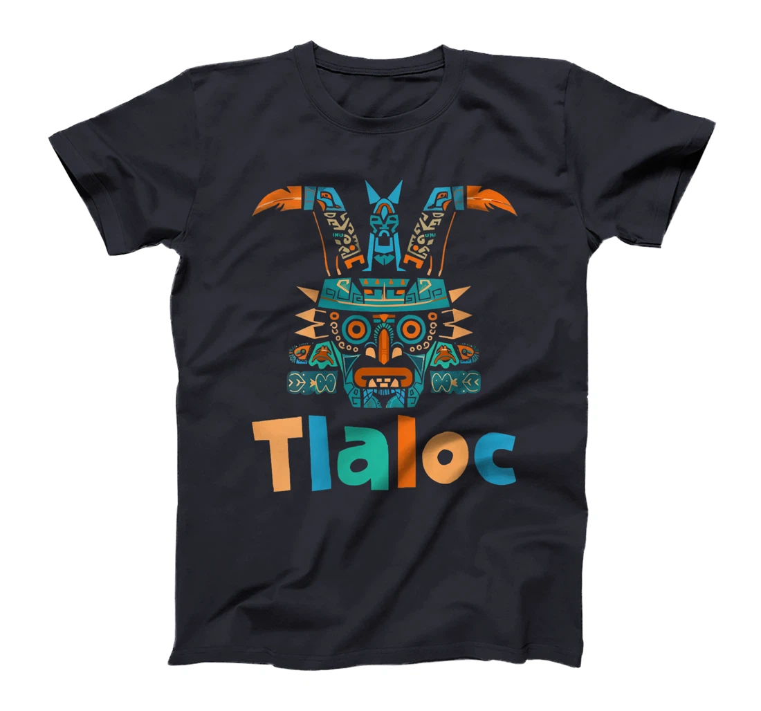 Womens Aztec God Aztec Culture Mayan Indigenous Tlaloc Statue T-Shirt