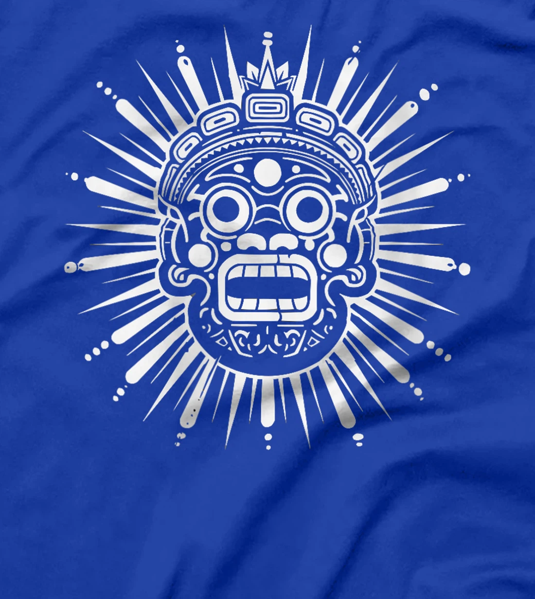 Womens Aztec God Aztec Culture Mayan Indigenous Tlaloc Statue T-Shirt