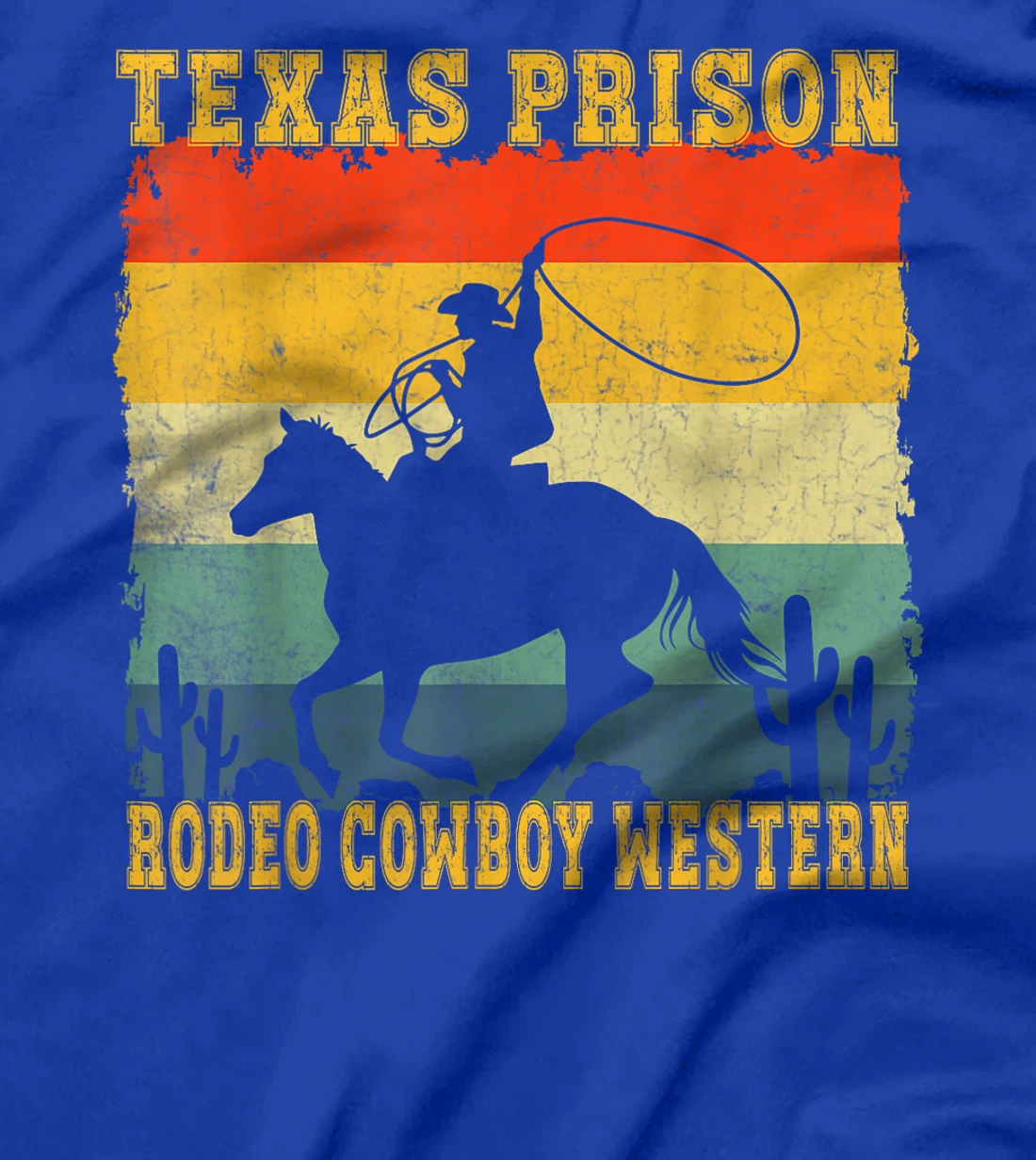 Texas Prison Rodeo Cowboy Western T-Shirt